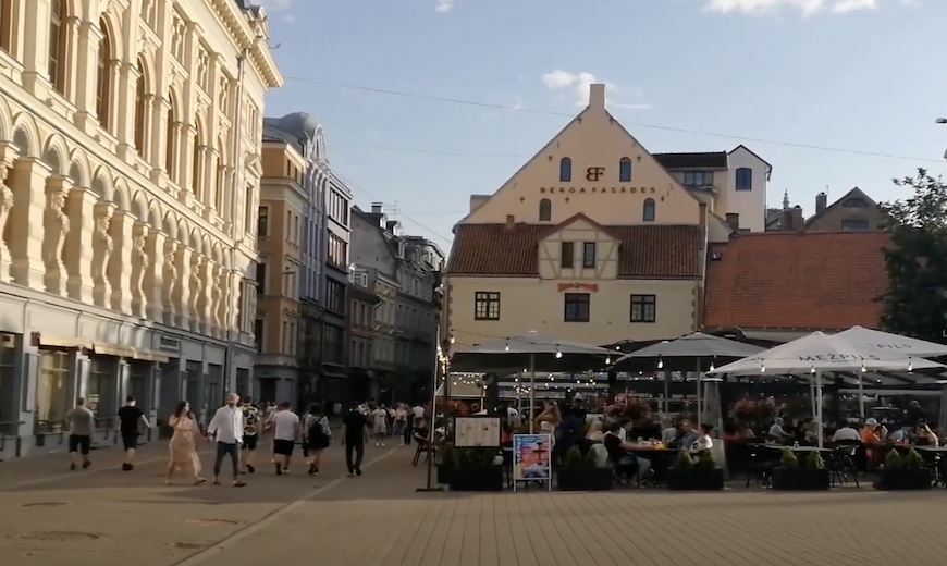 Riga in Lettonia