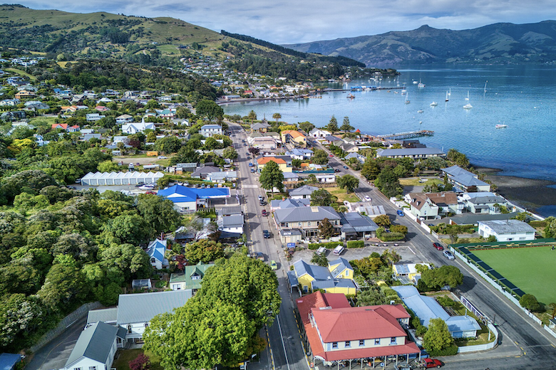 Ad Akaroa in Nuova Zelanda si parla inglese ma anche francese